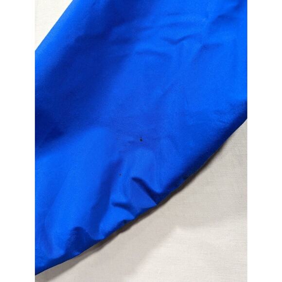 Vtg 90's Men's S COLUMBIA Jacket Radial Sleeve Fleece Lined Blue Orange Neon LGE - Picture 6 of 11